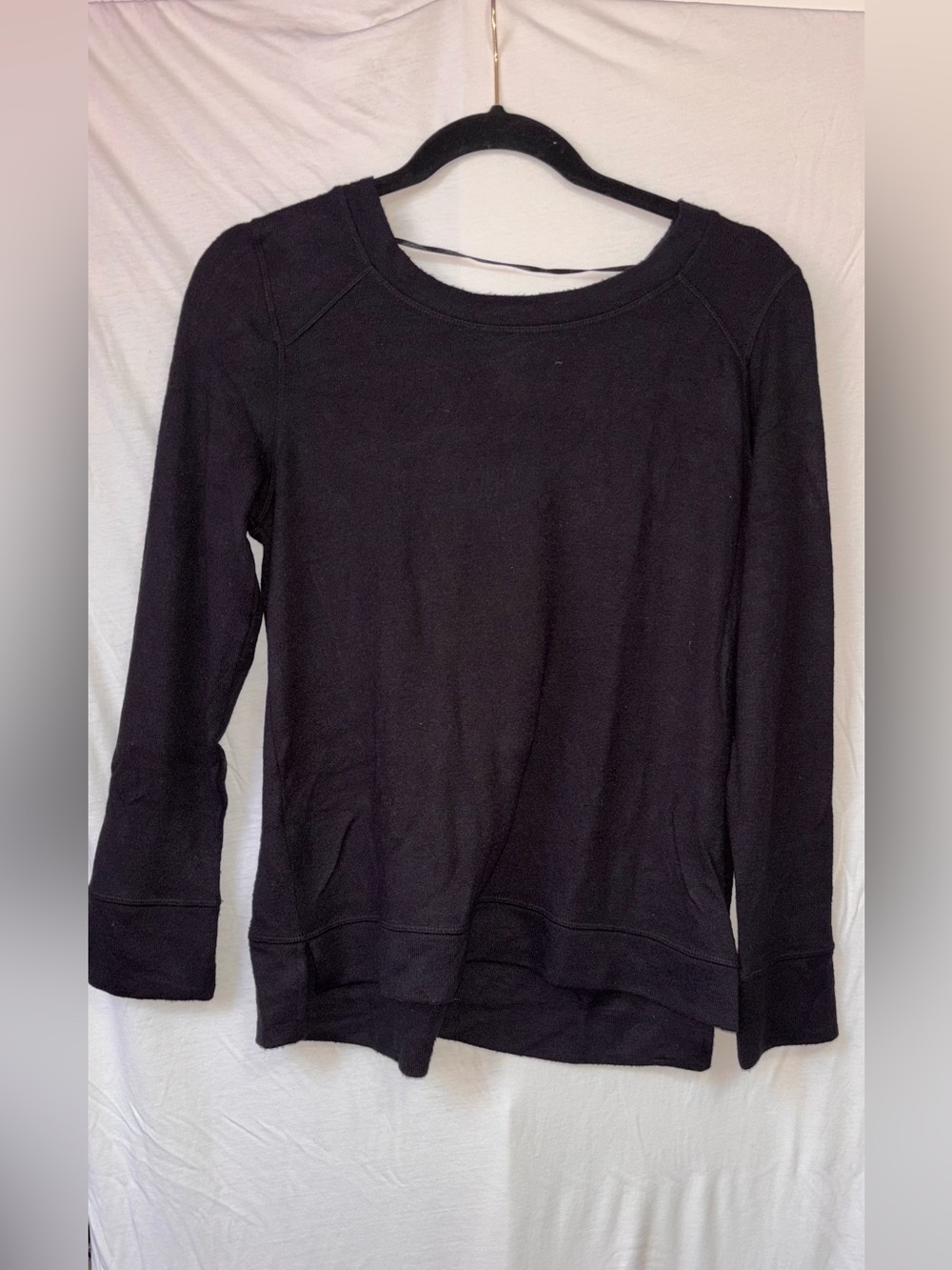 Joe Fresh Black Crewneck Pullover Sweater